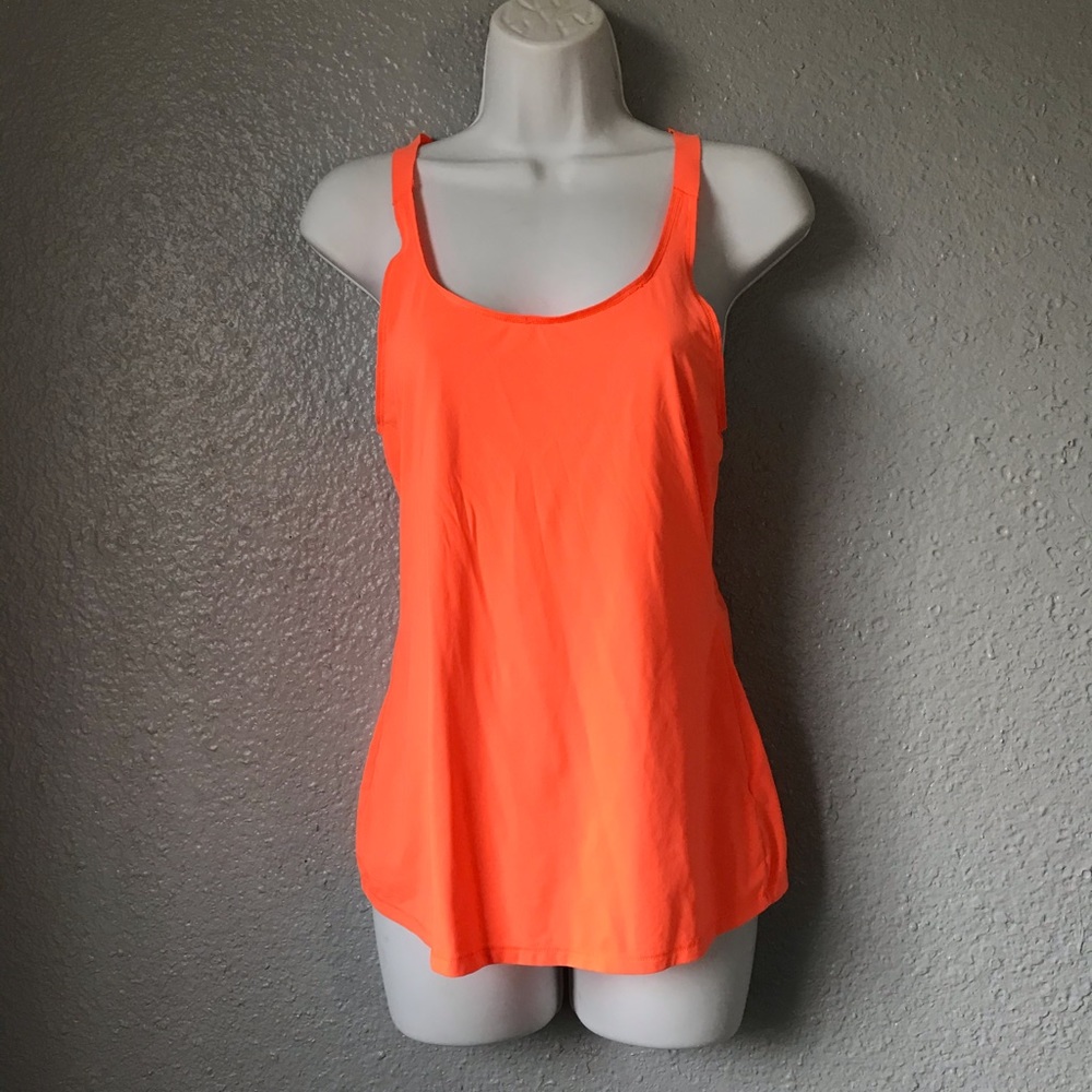 Athleta Highlighter Orange Workout Tank